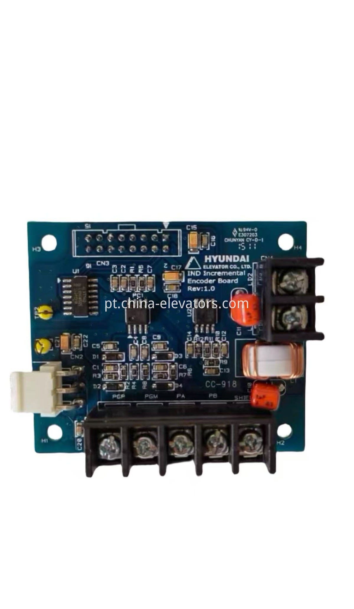 PCB ASSY IND Incremental Encoder Board Rev:1.0 for HYUNDAI Elevators